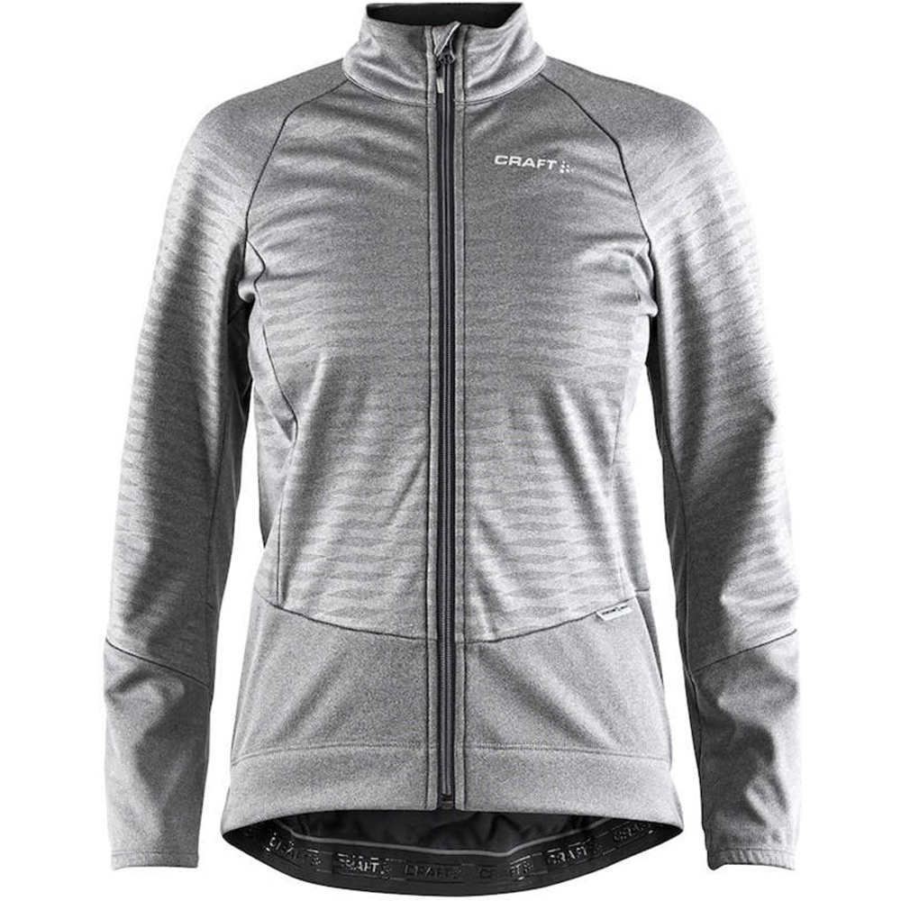 Craft cortavientos ciclismo mujer Rime Jkt W Dk Grey Mel. vista frontal