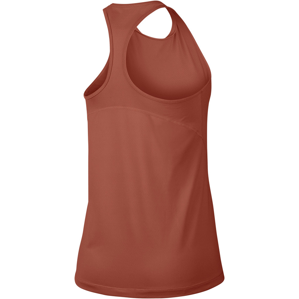 Nike camiseta tirantes fitness mujer W NP TANK ALL OVER MESH vista trasera