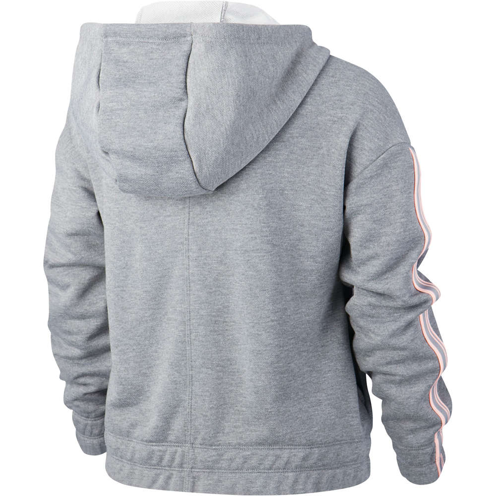 Nike sudadera niña G NK HOODIE FZ STUDIO vista trasera