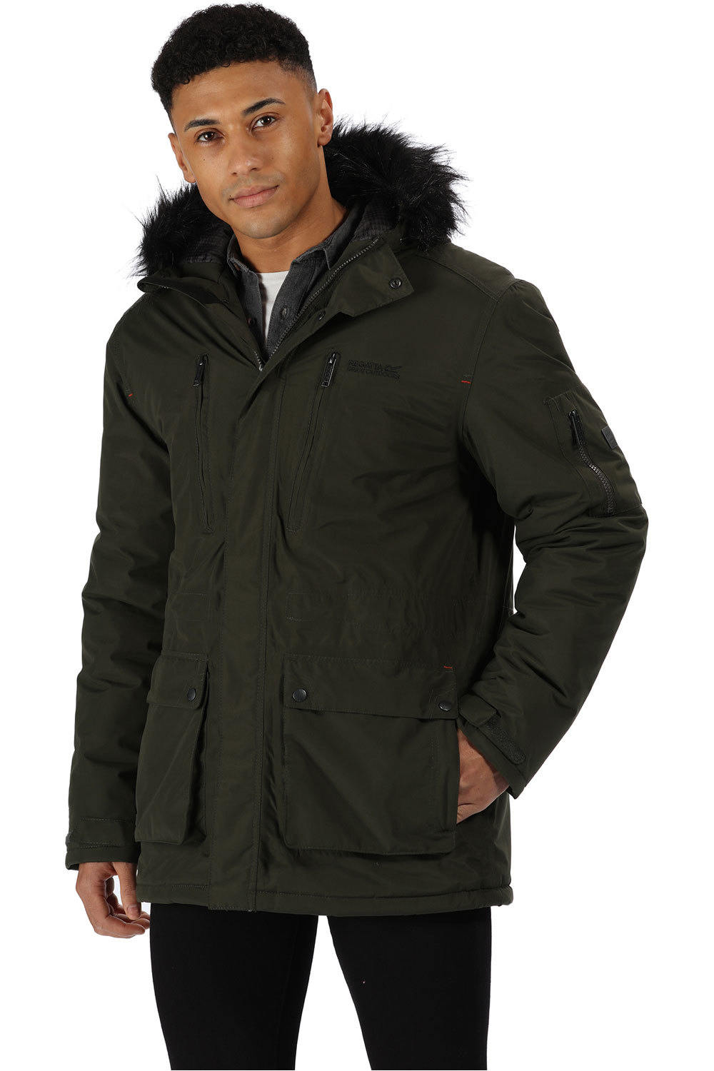 Salinger chaqueta impermeable insulada hombre