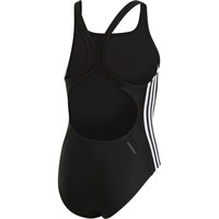 adidas bañador natación niña Athly V 3 bandas vista trasera