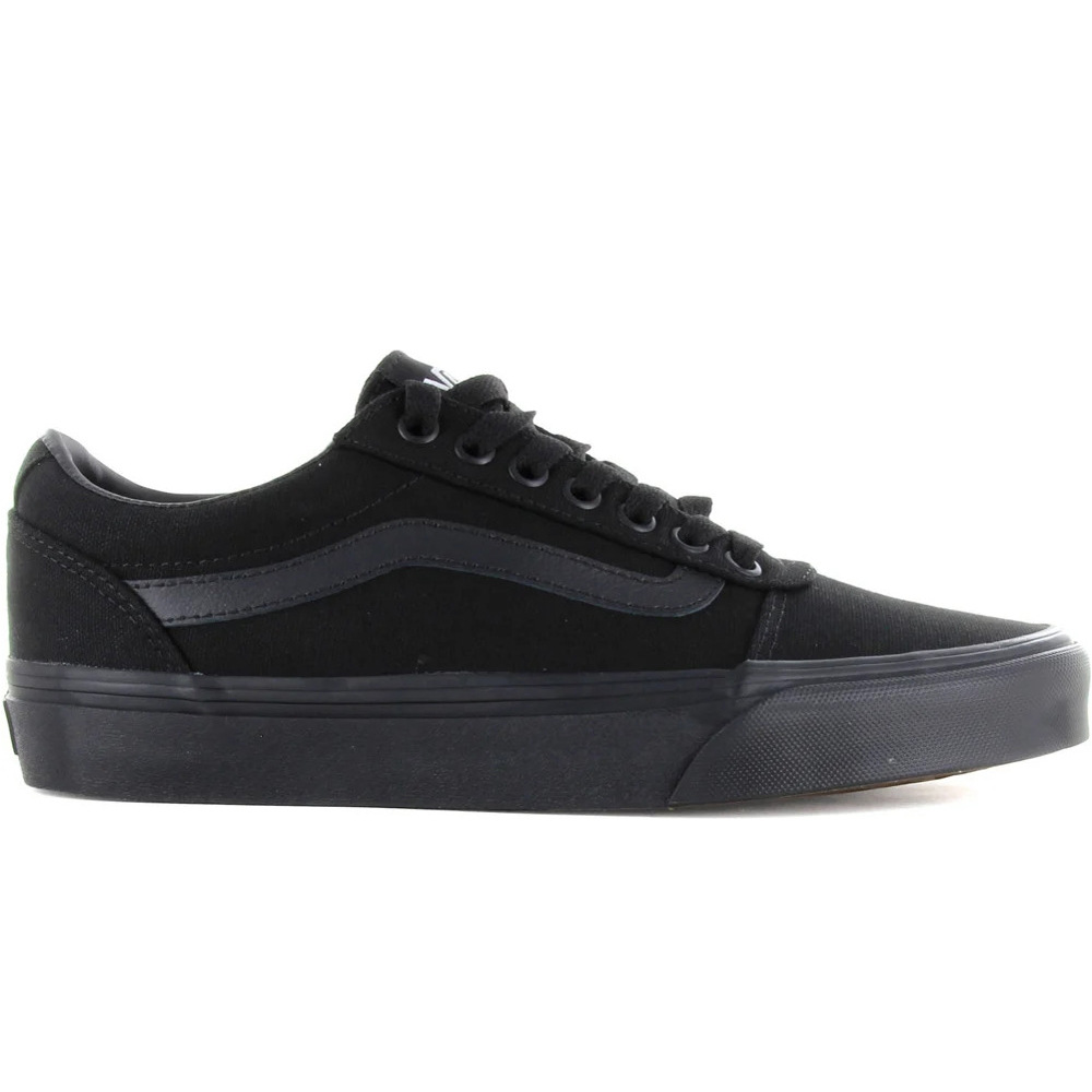 Ward canvas zapatilla moda hombre Negro (42)