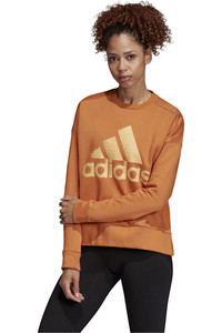 adidas sudadera mujer W ID Glam Sweat vista frontal