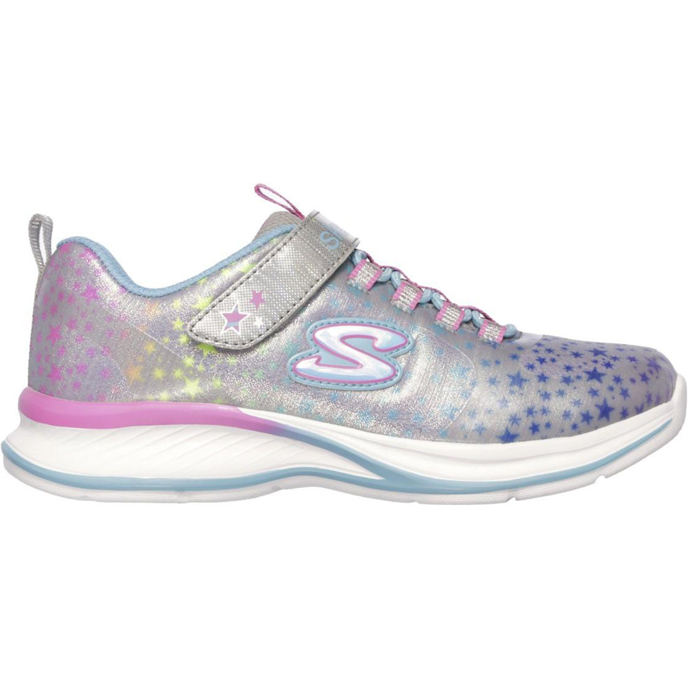 Skechers zapatilla moda niño JUMPINJAMS- COSMIC CUTIE lateral exterior