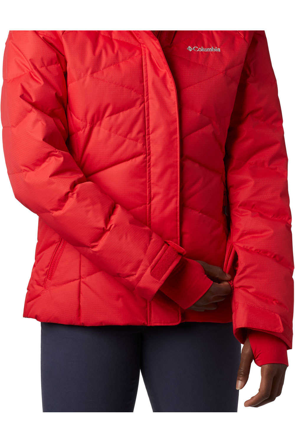Columbia chaqueta esquí mujer LAY D DOWN JKT W RED vista trasera