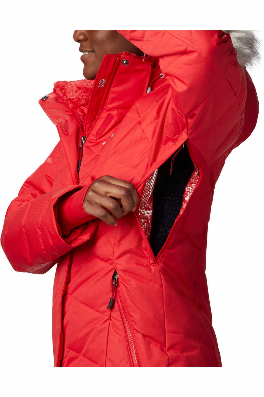 Columbia chaqueta esquí mujer LAY D DOWN JKT W RED vista detalle