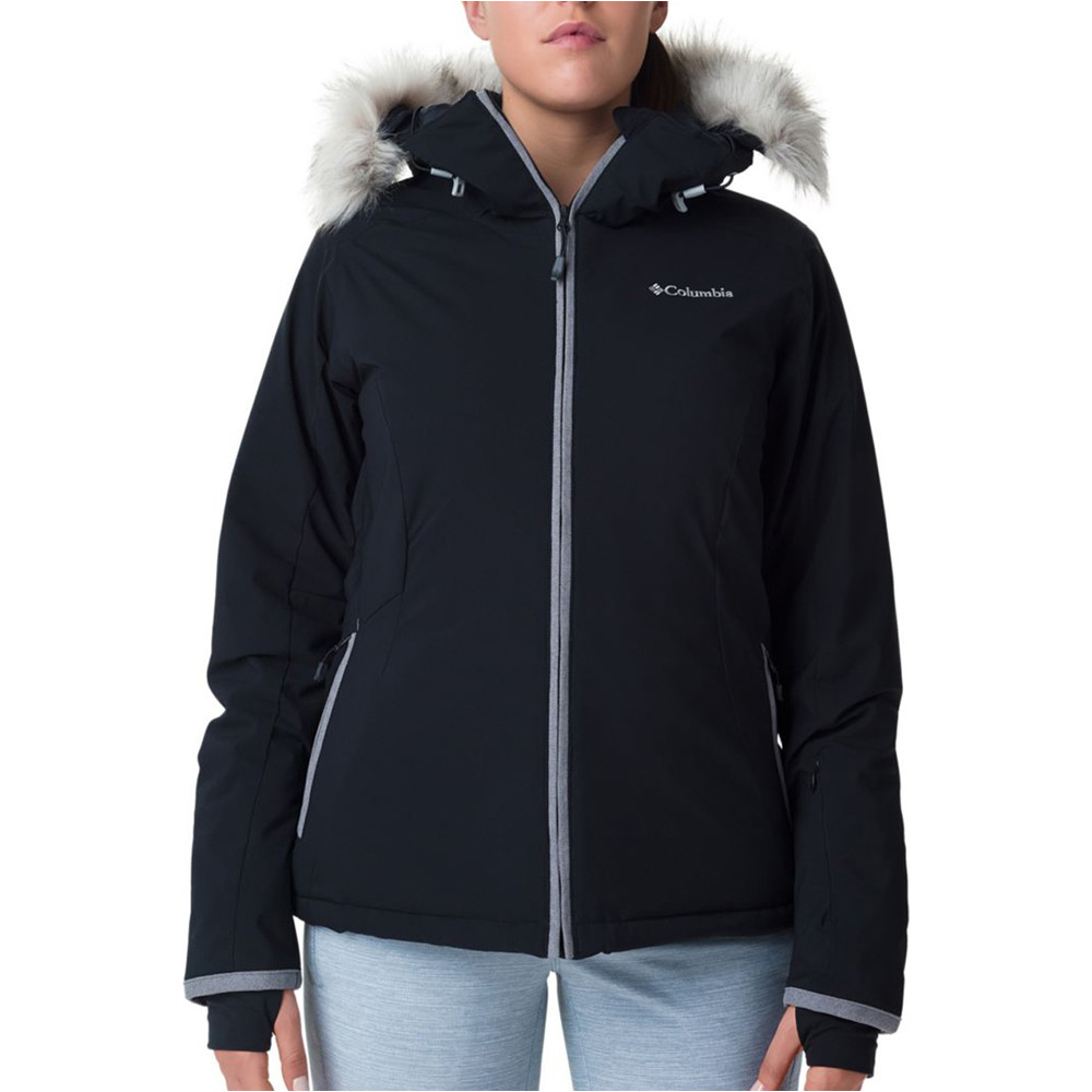 Columbia chaqueta esquí mujer ALPINE SLIDE W JKT BK vista frontal