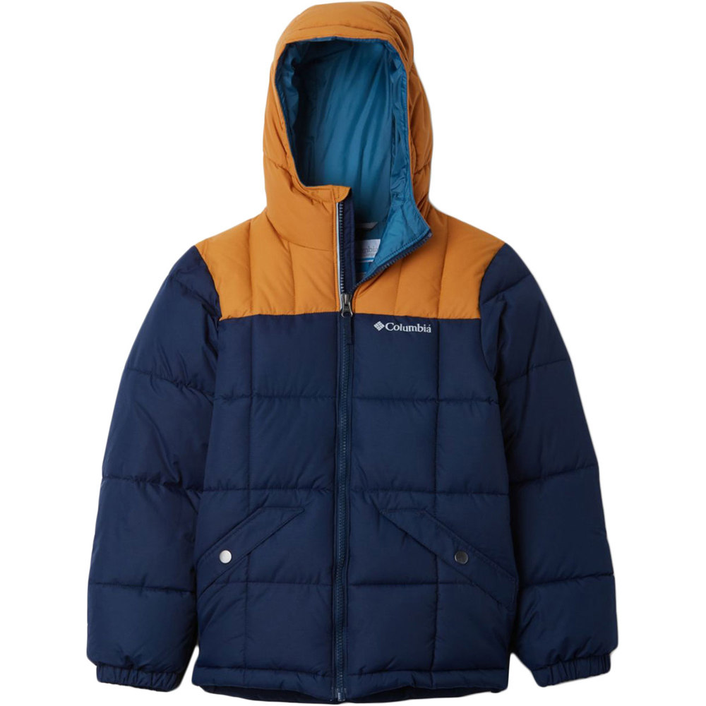 Columbia chaqueta esquí infantil GYROSLOPE NAVY vista frontal