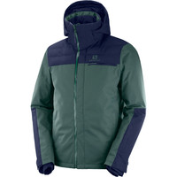 Salomon chaqueta esquí hombre STORMBRAVER JKT GREEN vista frontal