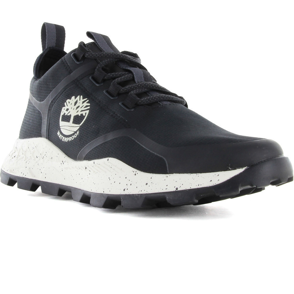 Timberland zapatilla moda hombre Brooklyn WP Super Ox JET BLACK vista superior