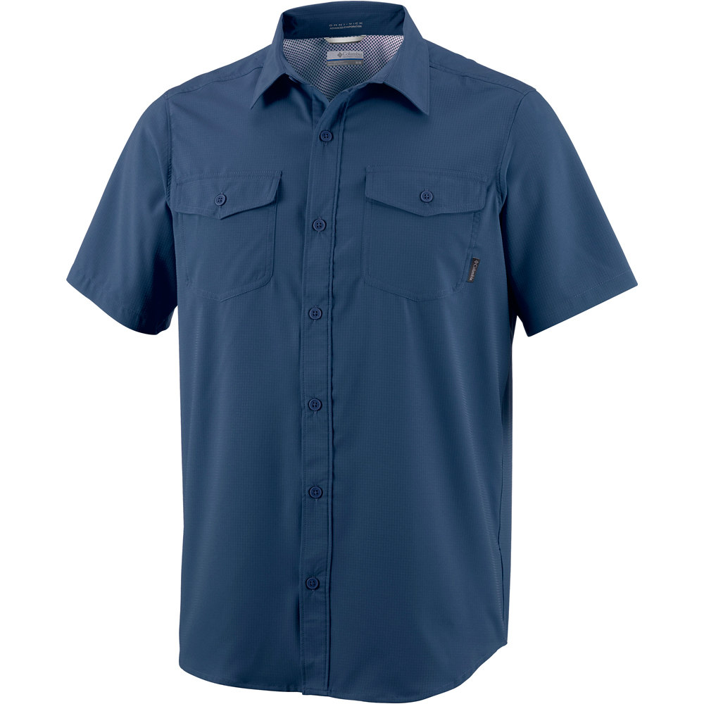Columbia camisa montaña manga corta hombre Utilizer II Solid Short Sleeve Shirt vista frontal
