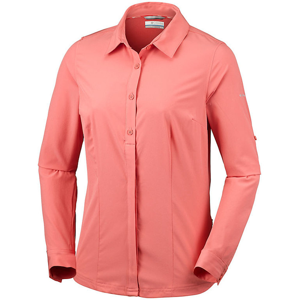 Columbia camisa manga larga mujer Saturday Trail Stretch LS Shirt vista frontal