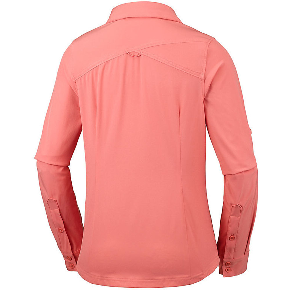 Columbia camisa manga larga mujer Saturday Trail Stretch LS Shirt vista trasera