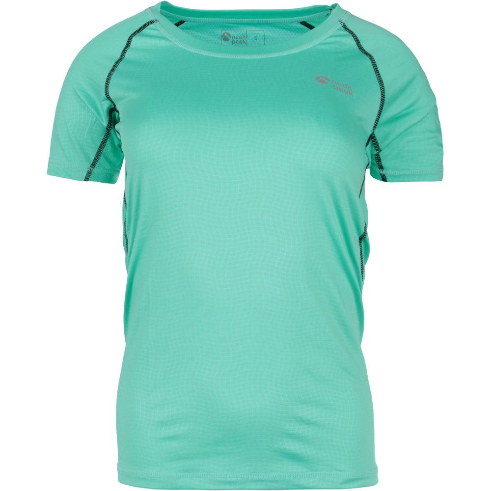 Neak Peak camiseta entrenamiento manga corta mujer TOMSA SF 65/99 vista frontal