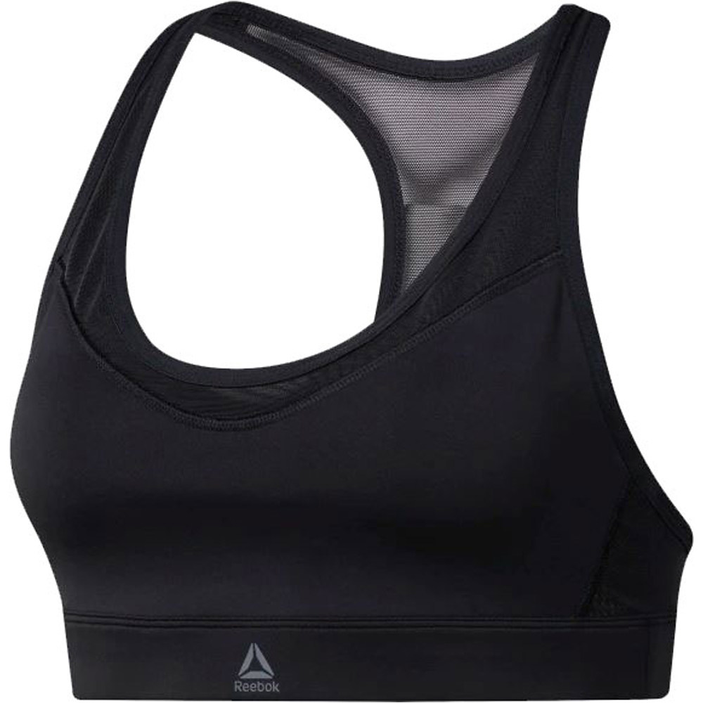 Reebok sujetadores deportivos HERO RACER BRA PAD vista frontal