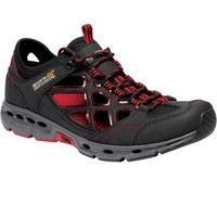 Regatta sandalias trekking hombre Samaris Crosstrek NERO lateral exterior