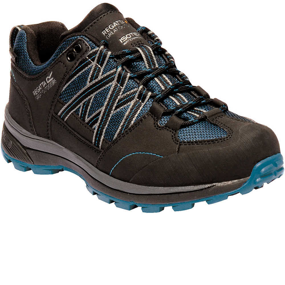 Regatta zapatilla trekking mujer Ldy Samaris Lw II AZNE lateral exterior