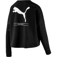 Puma sudadera mujer NU-TILITY Cropped Crew Sweat Puma vista trasera