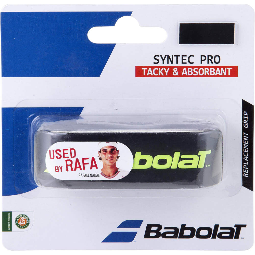 Babolat grip tenis SYNTEC PRO X1 vista frontal