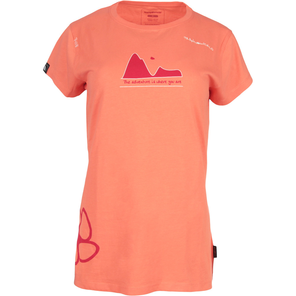 Trango camiseta montaña manga corta mujer _1_CAMISETA YUNTA vista frontal