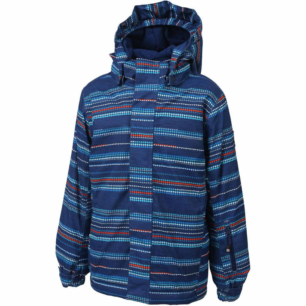 Color Kids chaqueta esquí infantil DARTWIN PADDED BLUE vista frontal