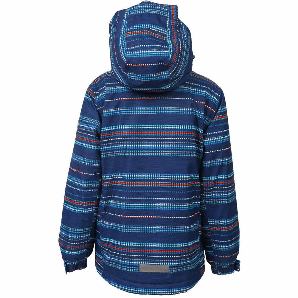 Color Kids chaqueta esquí infantil DARTWIN PADDED BLUE vista trasera