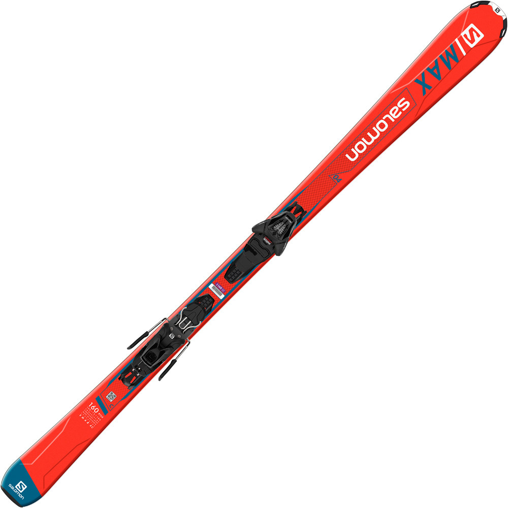 Salomon pack esquí y fijacion S MAX 4 + L10 GW L80 vista frontal