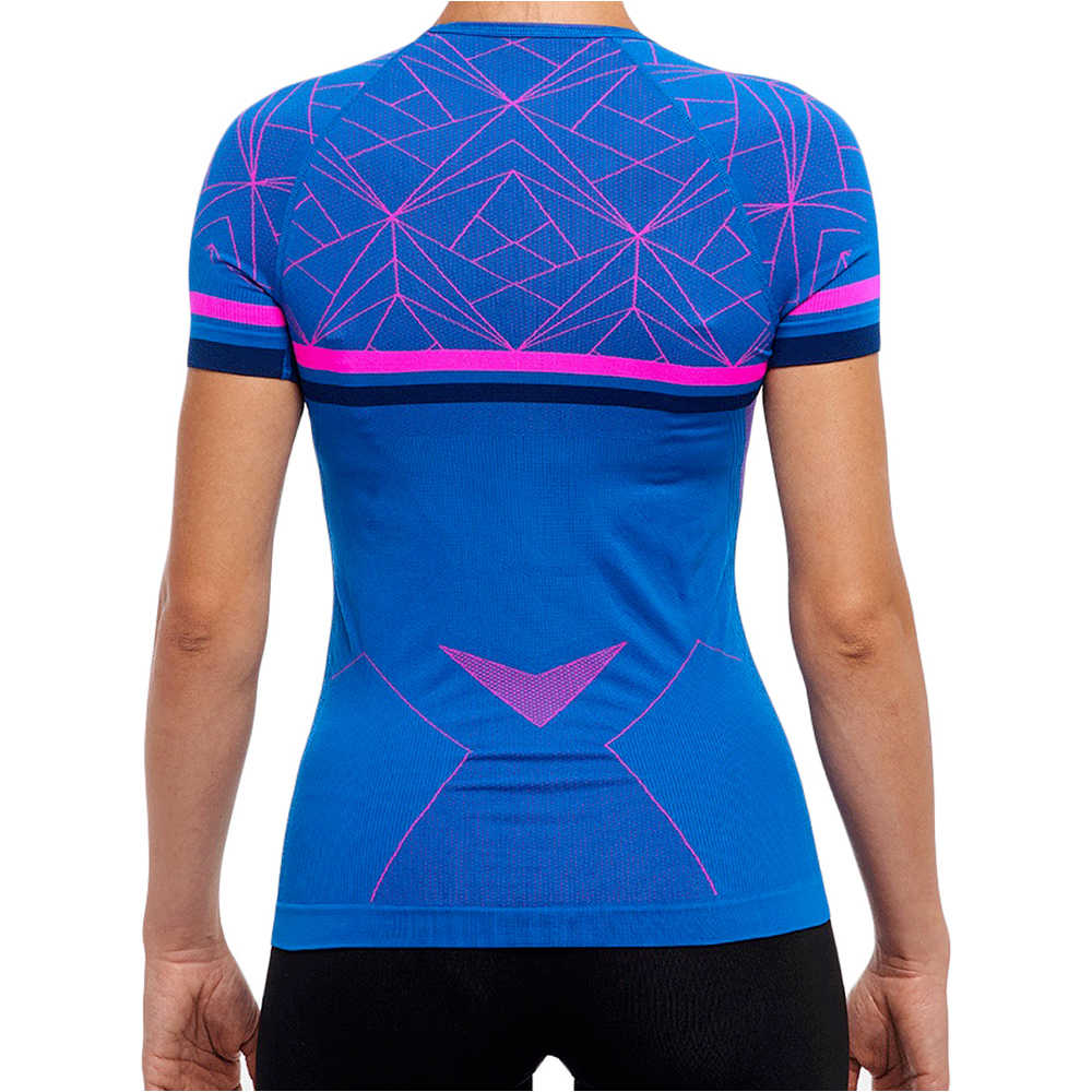 Sporthg camiseta entrenamiento manga corta mujer HG-SHARP vista trasera