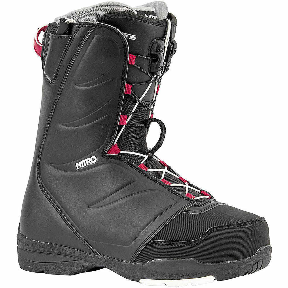 Nitro botas snowboard mujer FLORA TLS BLACK lateral exterior