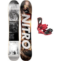 Nitro pack snowboard/ fijaciones adulto PACK SMP RAMBLER vista frontal