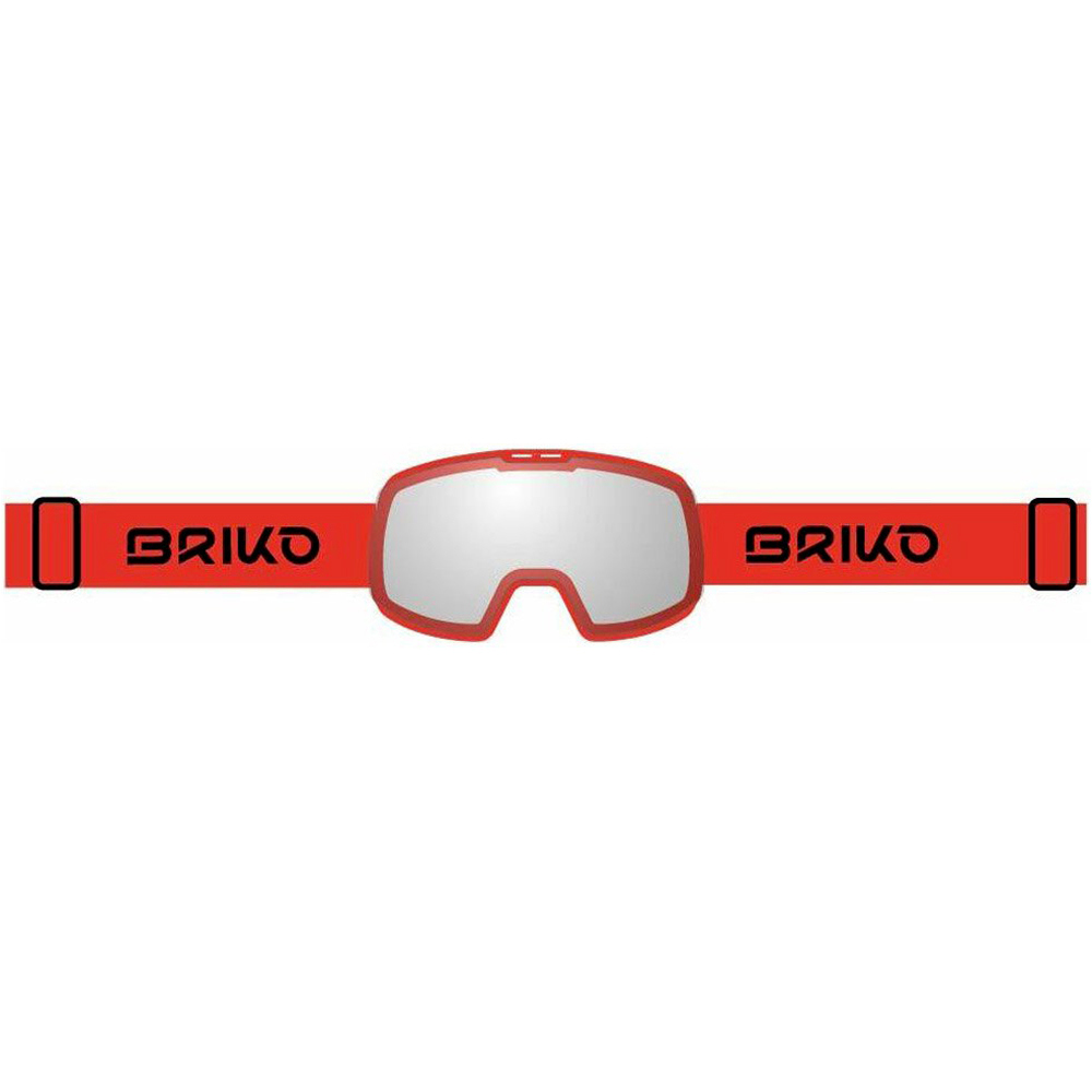 Briko gafas ventisca NYIRA 7.6 PHOTO ORANGE vista frontal