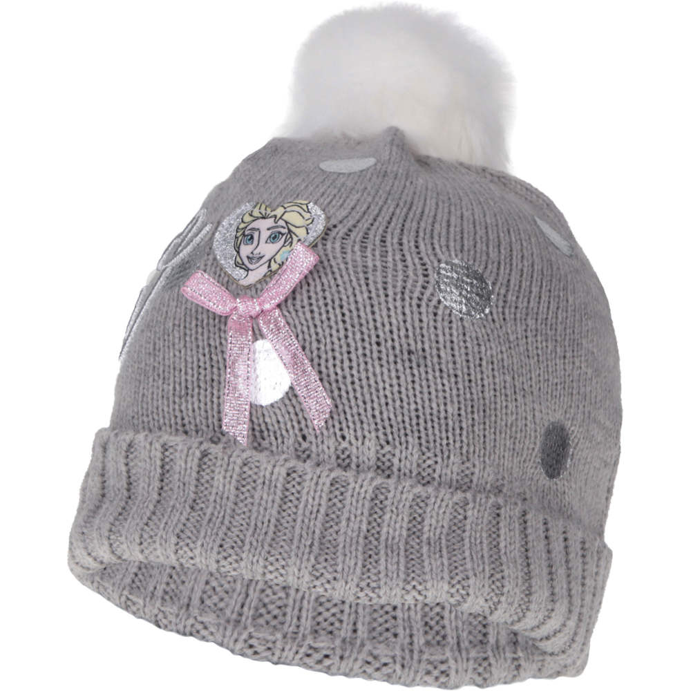 Sun City gorro esquí infantil FROZEN GREY vista frontal