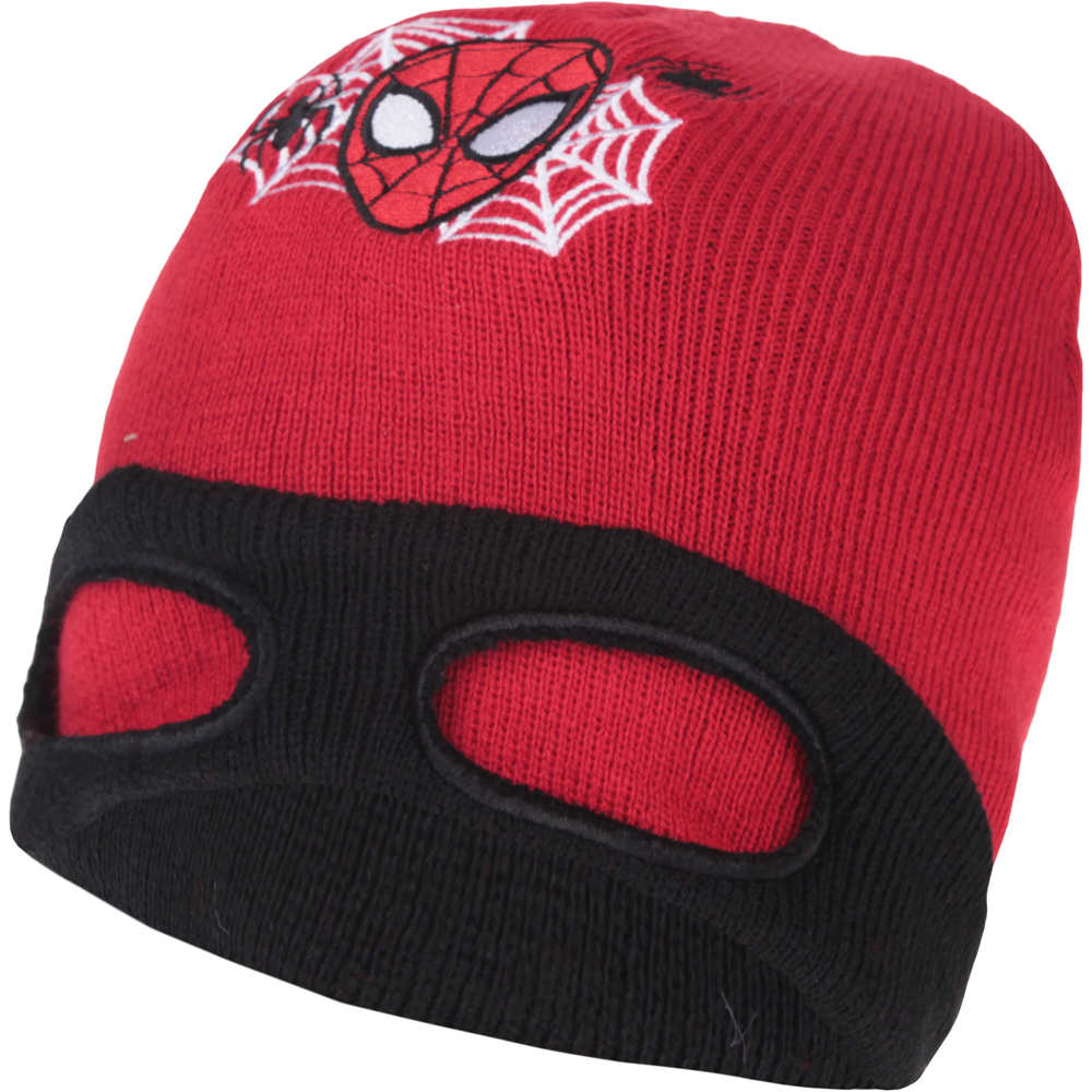 Sun City gorro esquí infantil SPIDERMAN RED vista frontal