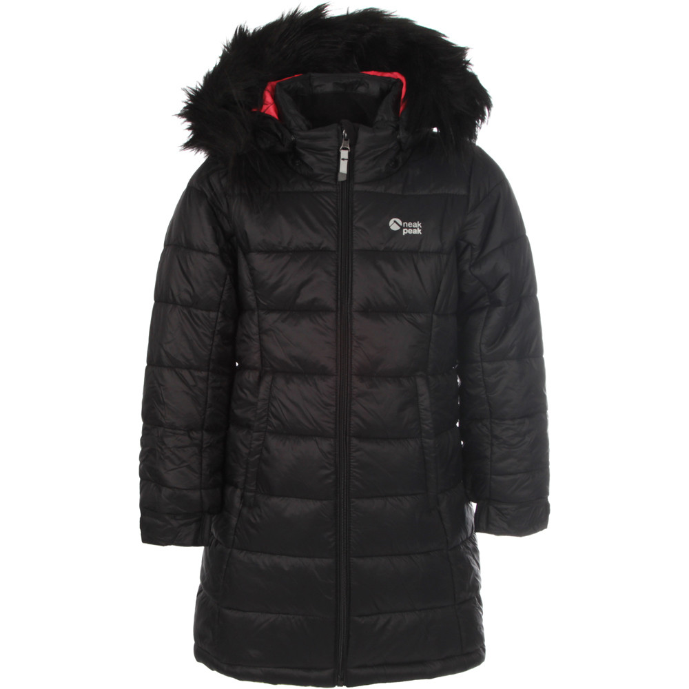 Neak Peak chaqueta impermeable niño VICTORIA GSF BLK vista frontal