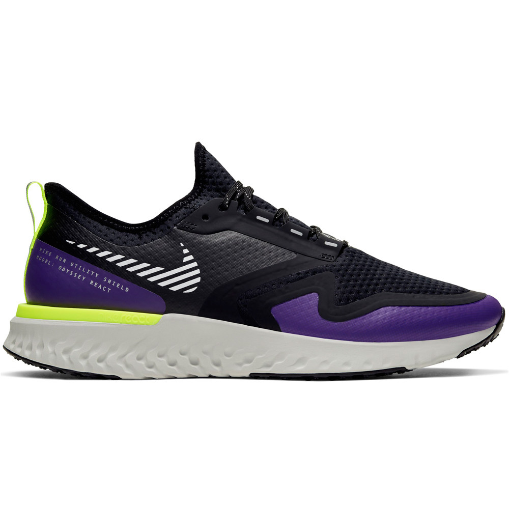 Nike zapatilla running hombre NIKE ODYSSEY REACT 2 SHIELD lateral exterior