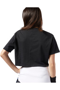 Reebok camiseta manga corta mujer Linear Logo Crop Tee vista trasera