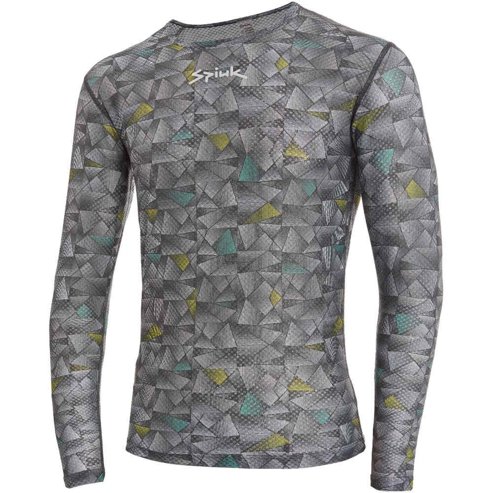 Spiuk camiseta térmica manga larga CAMISETA M/L XP HOMBRE GRIS vista frontal