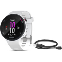 Garmin pulsómetros con gps Forerunner 45 Small BK WHI vista frontal