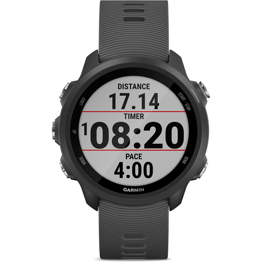 Garmin pulsómetros con gps Forerunner 245 BK SLATE 03