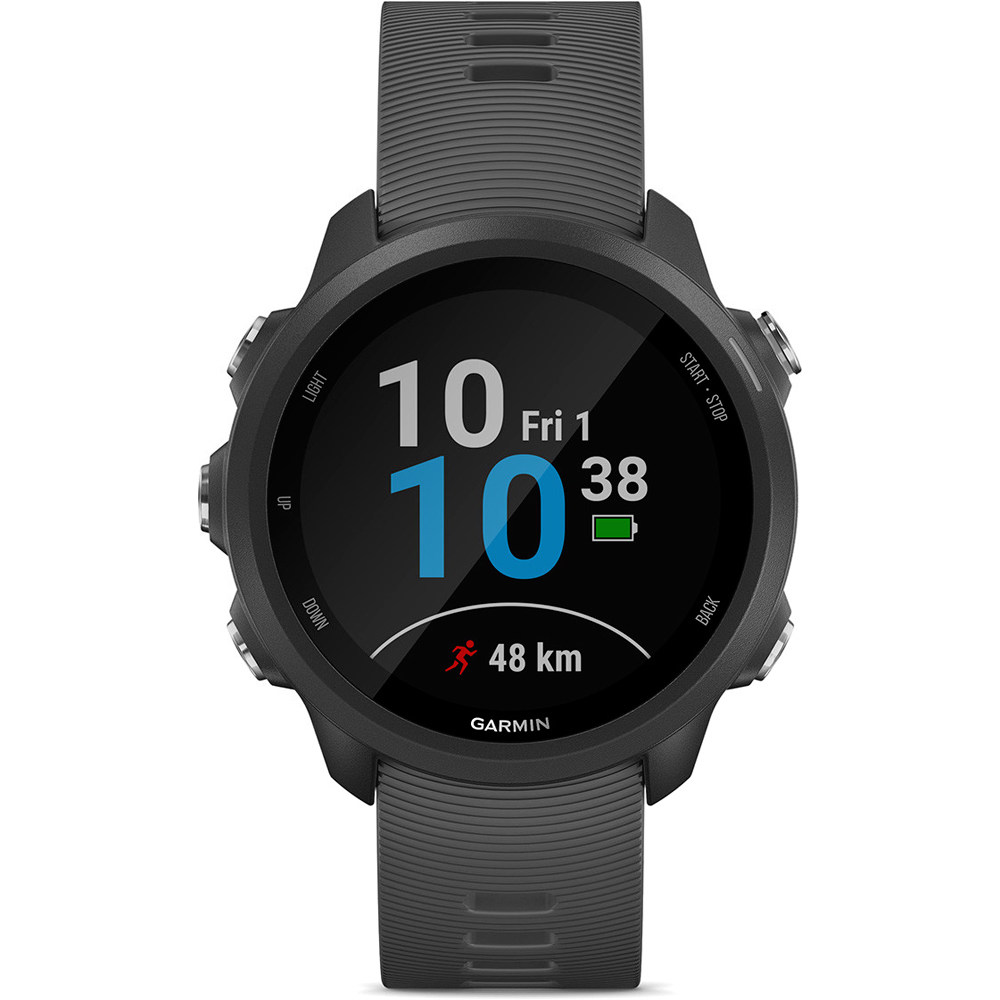 Garmin pulsómetros con gps Forerunner 245 BK SLATE 05