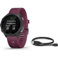 Garmin pulsómetros con gps Forerunner 245 BK MERLOT vista frontal