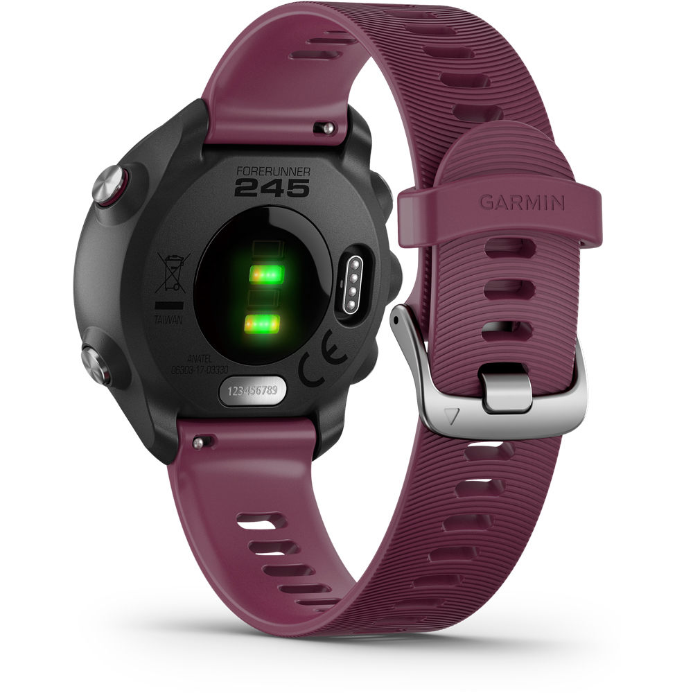 Garmin pulsómetros con gps Forerunner 245 BK MERLOT 01