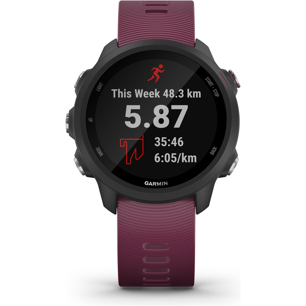 Garmin pulsómetros con gps Forerunner 245 BK MERLOT 02