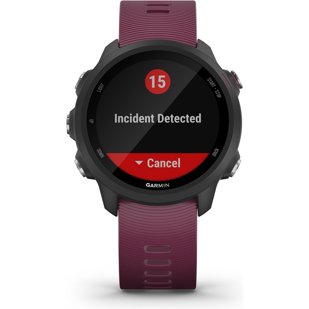 Garmin pulsómetros con gps Forerunner 245 BK MERLOT 03