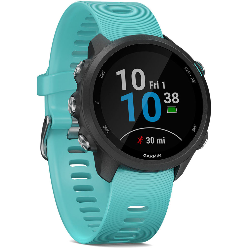 Garmin pulsómetros con gps Forerunner 245M (Music) BK AQUA 06