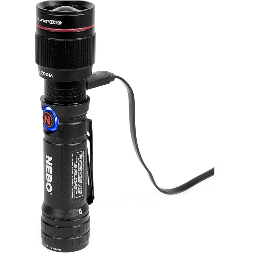 Nebo linterna REDLINE FLEX RC- LINTERNA 250 LUMENS REC 02