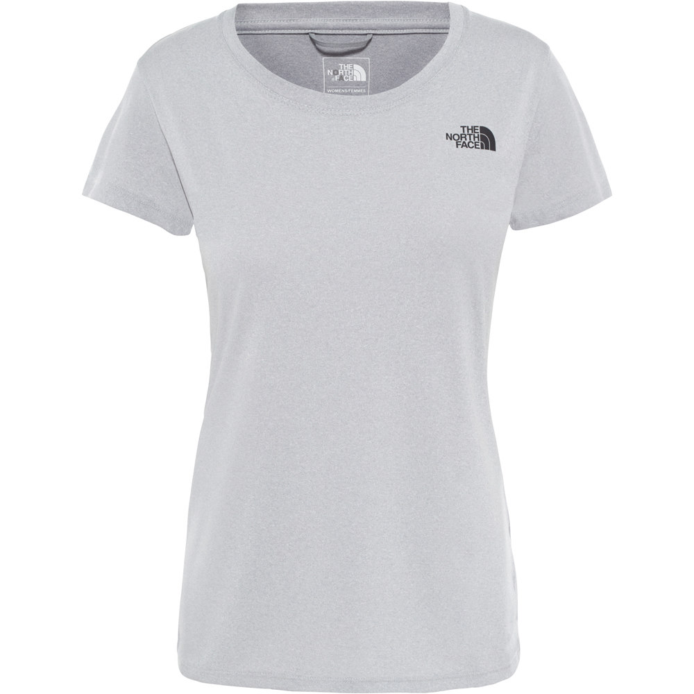 The North Face camiseta montaña manga corta mujer W REAXION AMP CR - E vista frontal