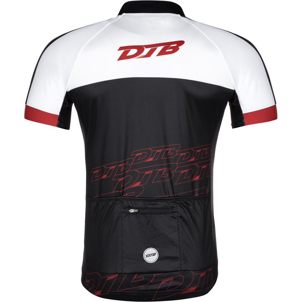 Dtb maillot manga corta hombre ELIAS SF BLK vista trasera