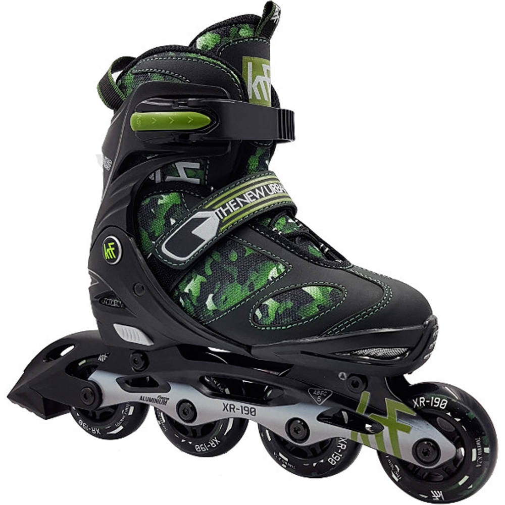 Krf patines infantiles PATIN AJUST XR-190 CAMUFLAJE vista frontal