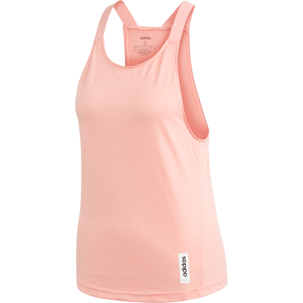 adidas camiseta tirantes fitness mujer W BB TANK vista frontal